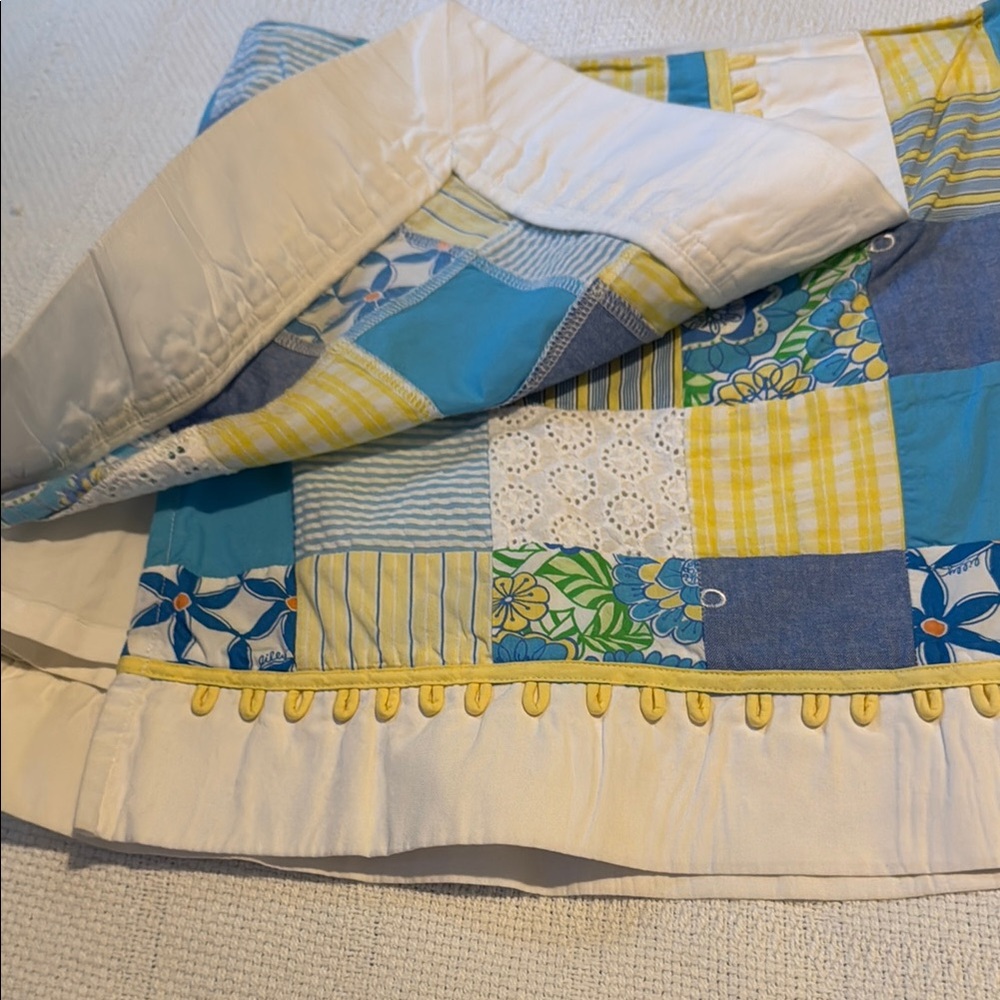 Lilly Pulitzer Patchwork “Byop Sewn Patch” Skort. - image 4